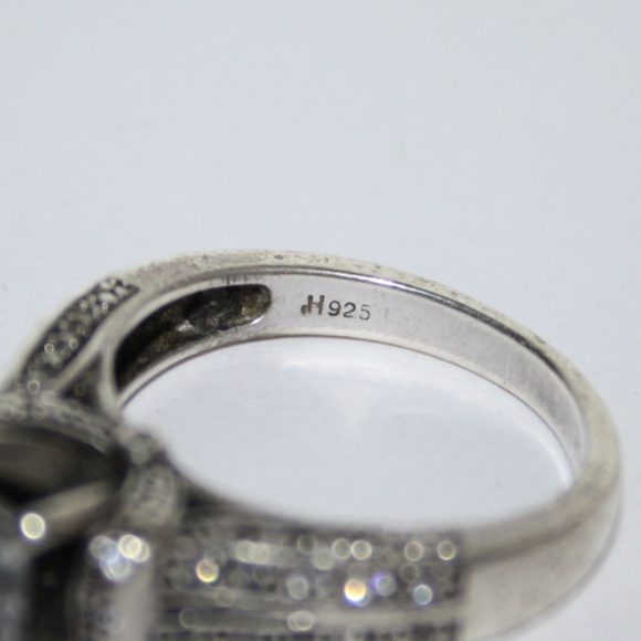 Sterling Silver Jewelry 925 Sterling Silver Cz Engagement Ring Poshmark